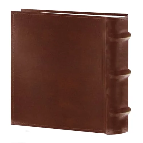 100-Pocket European Bonded Leather Photo Album for 4x6 Prints, Brown, photo 2