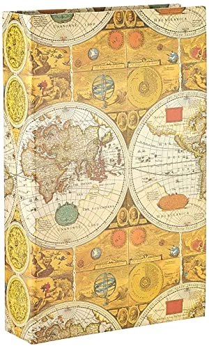 3-Ring Pocket Photo Album, 504 pockets, Ancient World Map