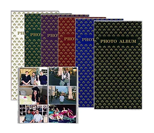 Flexible Cover Series Bound Photo Album, Random Designer, 96 prints