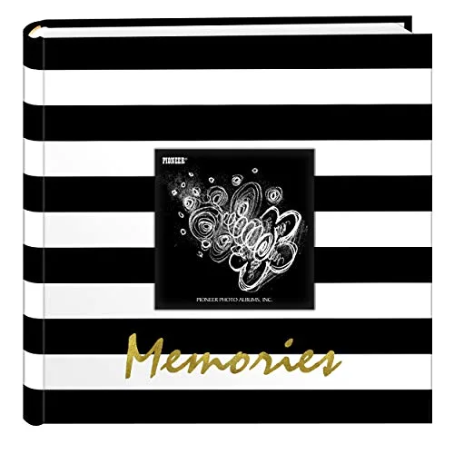 Printed Cover Pocket Photo Album, 200 pockets, Gold (EV-246/M)