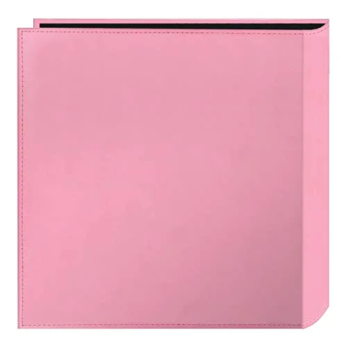 Collage Frame Embossed "Baby" Sewn Leatherette Cover Photo Album, 4x6, 240 Photos, Baby, Baby Pink, photo 2