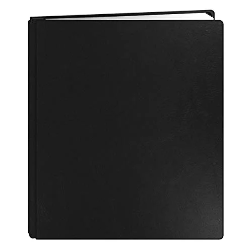 Family Treasures Deluxe Post-Bound Album, 8.5x11, Black