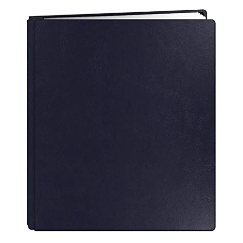 Family Treasures Deluxe Post-Bound Album, 8.5x11, Blue,White