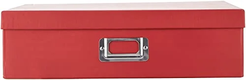 Jumbo Scrapbook Storage Box, Bright Red, photo 2