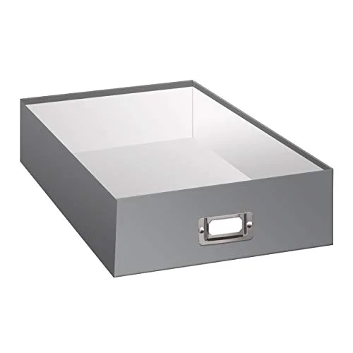 Jumbo Scrapbook Storage Box, Gray, 12x12, photo 3