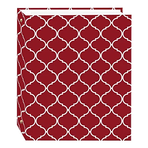 Magnetic Self-Stick 3-Ring Album, 100 pages, Elegant Diamonds