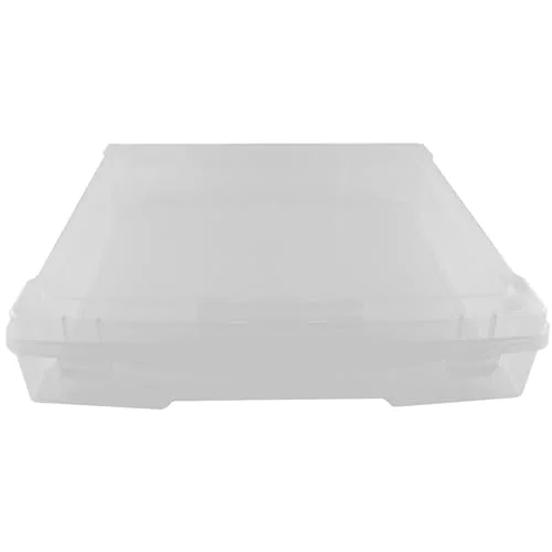 Plastics Scrapbook Storage Supplies Container, 13.25" W x 12.25" D x 2.5" H, pack of 2, photo 3