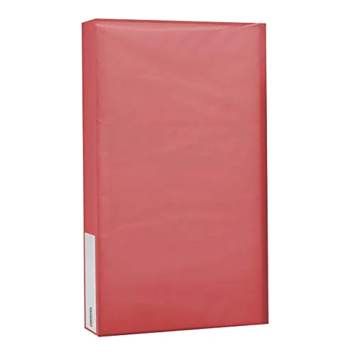 Poly Cover Space Saver Album, 144 pockets, Red