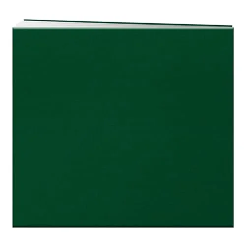Post-Bound Fabric Frame Memory Book, 8x8, Emerald Green, photo 3
