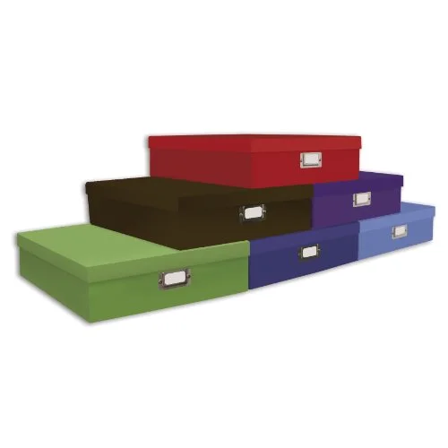 Scrapbook Storage Box Assorted Solids