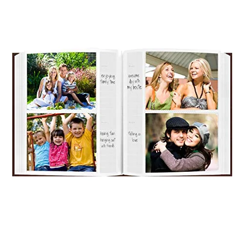 200-Pocket European Bonded Leather Photo Album for 5x7 Prints, Brown, photo 2