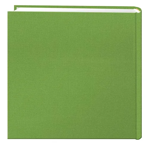 Fabric Frame Cover Photo Album, 200 pockets, Citrus Green, photo 2