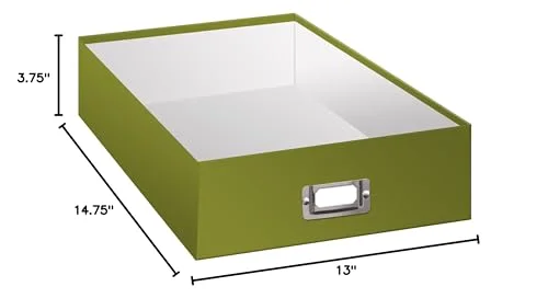 Jumbo Scrapbook Storage Box, Spring Green, photo 2