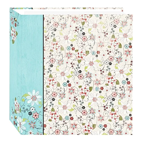 Magnetic 3-Ring Photo Album, 100 pages, Bold Flower Explosion