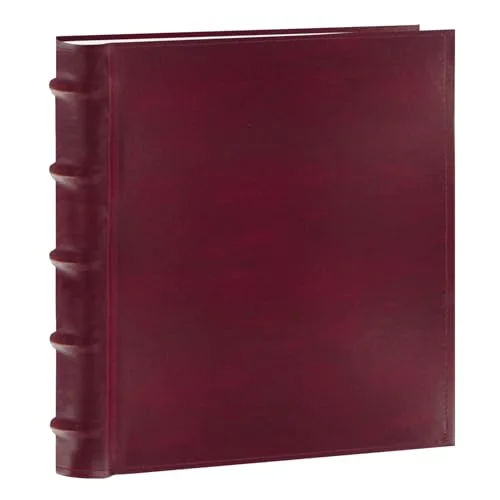 European Bonded Leather Photo Album, 200 pockets, Brown (CLB-246/BG)