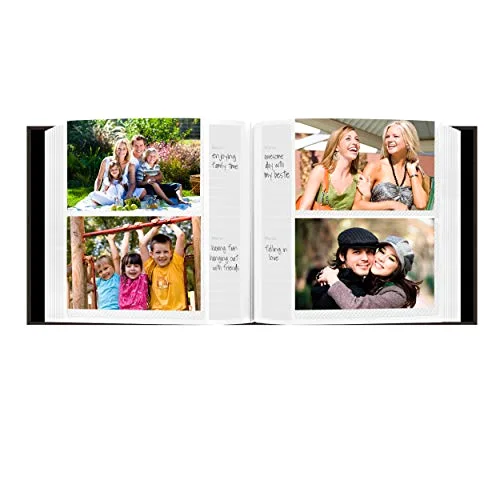 Fabric Frame Cover Photo Album, 200 pockets, Chocolate Brown, photo 3