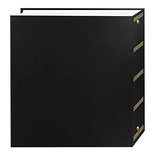 Magnetic 3-Ring Photo Album, 100 pages, Black, photo 2