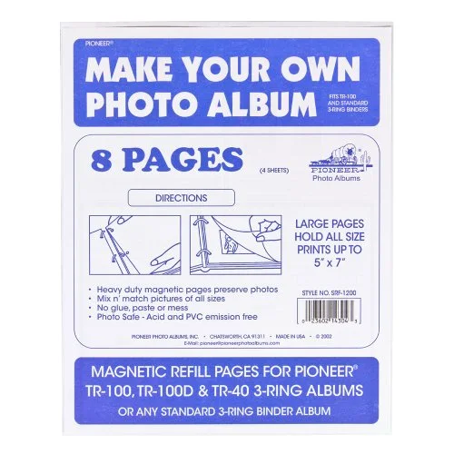Magnetic Refill Pages for Pioneer TR-100, TR-100D and TR-40 (24 Pages)