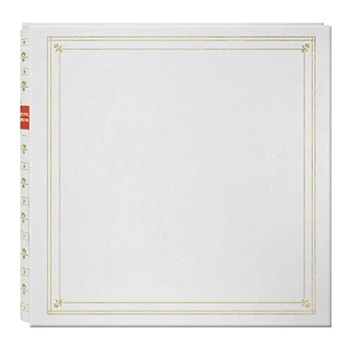 Post-Bound Pocket Photo Album, 300 pockets, White
