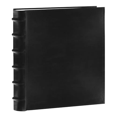 Extra Large Capacity Bonded Leather Album, 500 pockets, Black