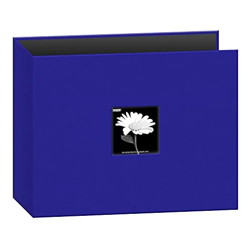 Fabric Frame 3-Ring Binder Album, 12x12, Cobalt Blue