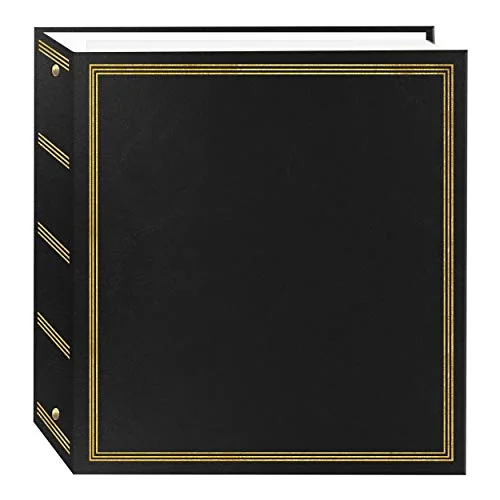 Magnetic 3-Ring Photo Album, 100 pages, Black