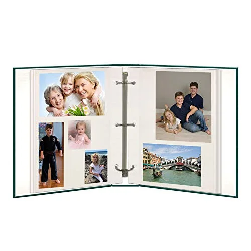 Magnetic 3-Ring Photo Album, 100 pages, Teal, photo 4