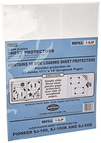 Scrapbook Sheet Protectors .