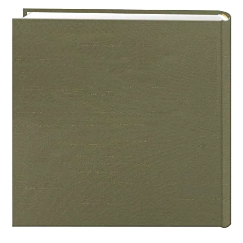 Silk Fabric Frame Cover Photo Album, 200 pockets, Caramel, 200 prints, photo 2