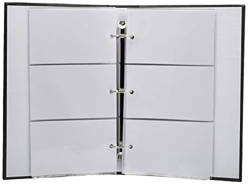 3-Ring Pocket Photo Album, 300 pockets, Gray, photo 2