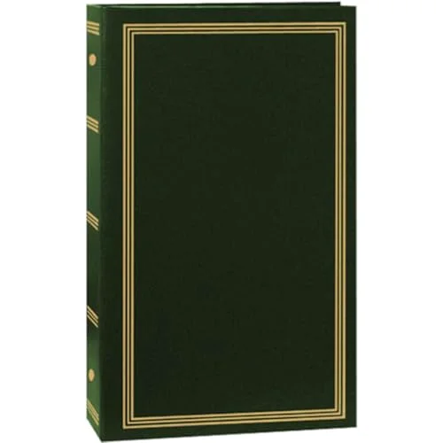 3-Ring Pocket Photo Album, 300 pockets, Hunter Green