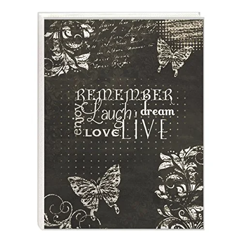 Chalkboard Flexible Cover Mini Album, 36 pockets, Remember