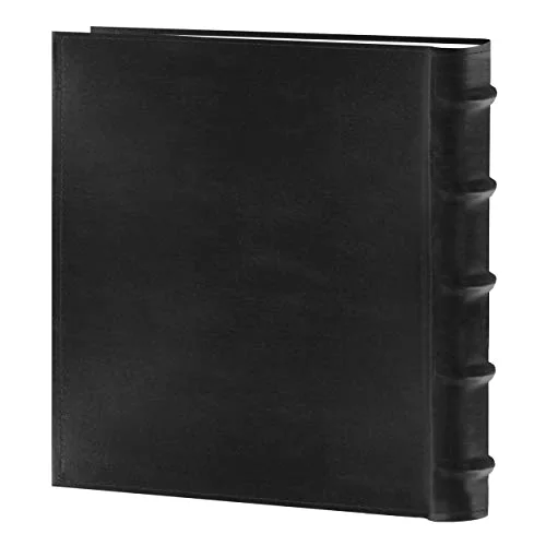 European Bonded Leather Photo Album, 200 pockets, Black, photo 2