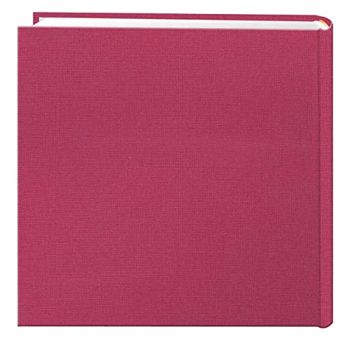 Fabric Frame Cover Photo Album, 200 pockets, Bright Pink, photo 2