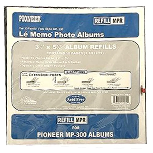 Memo Pocket Album Refill for MP-300, 3.5x5 1/4"
