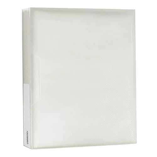 Poly Cover Space Saver Album, 72 pockets, Clear, 72 prints