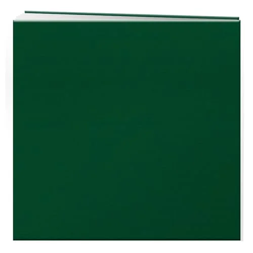 Post-Bound Fabric Frame Memory Book, 12x12, Emerald Green, photo 3