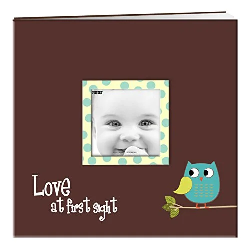 Post-Bound Fabric Frame Memory Book, 12x12, Brown, 20 prints (MB-10EVFB/OBL)