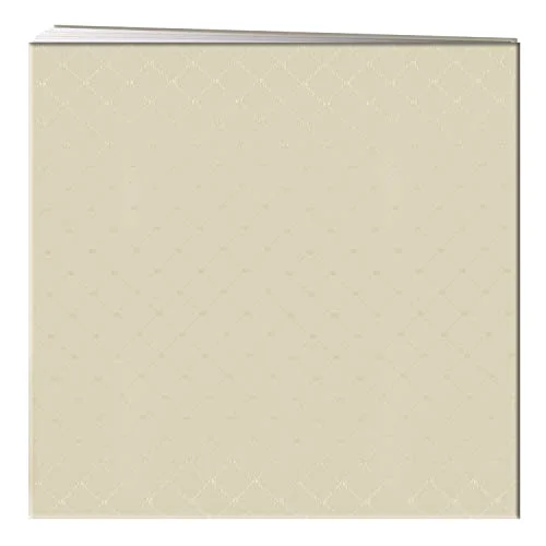 Post-Bound Fabric Frame Memory Book, 12x12, White (MB-10FDR), photo 2