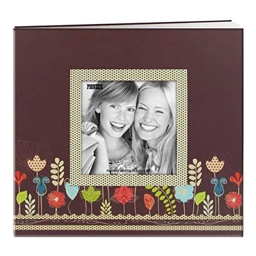 Post-Bound Fabric Frame Memory Book, 8x8, Clear,white, 20 prints, photo 3