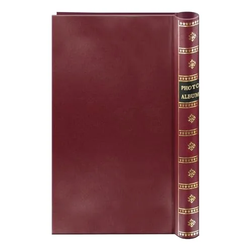 Spiral Bound Bi-Directional Memo Album, 300 pockets, Burgundy, photo 2