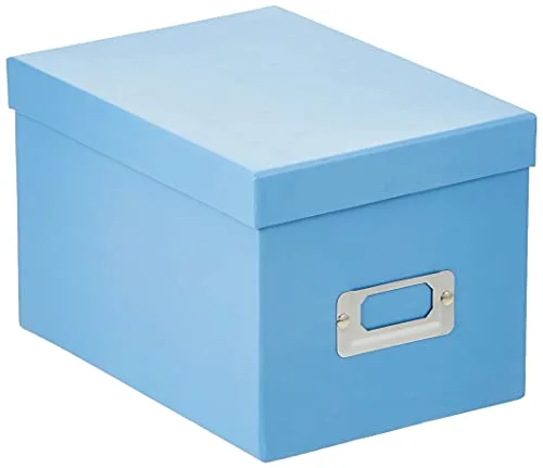 CD and DVD Storage Box, Sky Blue
