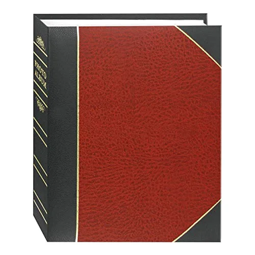 Ledger Le Memo Album, 4x6, Clear,Gold,Red, 200 prints