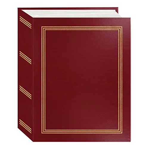 Mini Max Bound Photo Album, Burgundy Red
