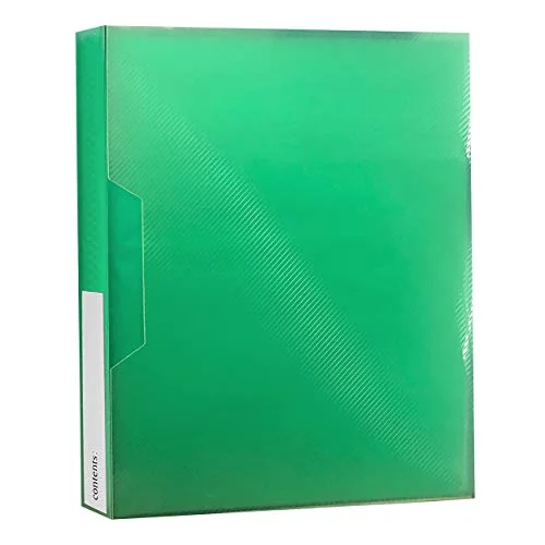 Poly Cover Space Saver Album, 72 pockets, Green, 72 prints