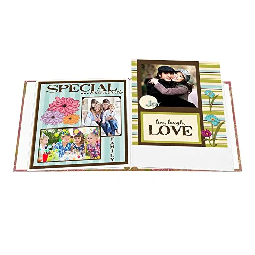 Post-Bound Fabric Frame Memory Book, 12x12, Pink, 20 prints (MB-10TRPH), photo 3