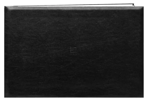 Post-Bound Fabric Frame Memory Book, 5x7, Black
