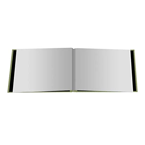 Post-Bound Fabric Frame Memory Book, 5x7, Sage Green, 20 prints, photo 3