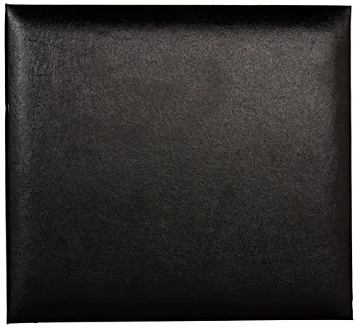 Post-Bound Fabric Frame Memory Book, 8.5x11, Black