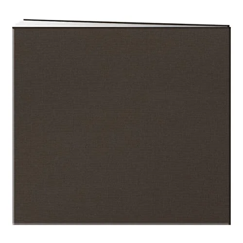 Post-Bound Fabric Frame Memory Book, 8x8, Warm Mocha, photo 2